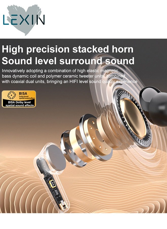 LEXIN Smart Touch Screen Bluetooth Earphones, Touch Control, Arabic Language Support, Sport Waterproof  - Image 5