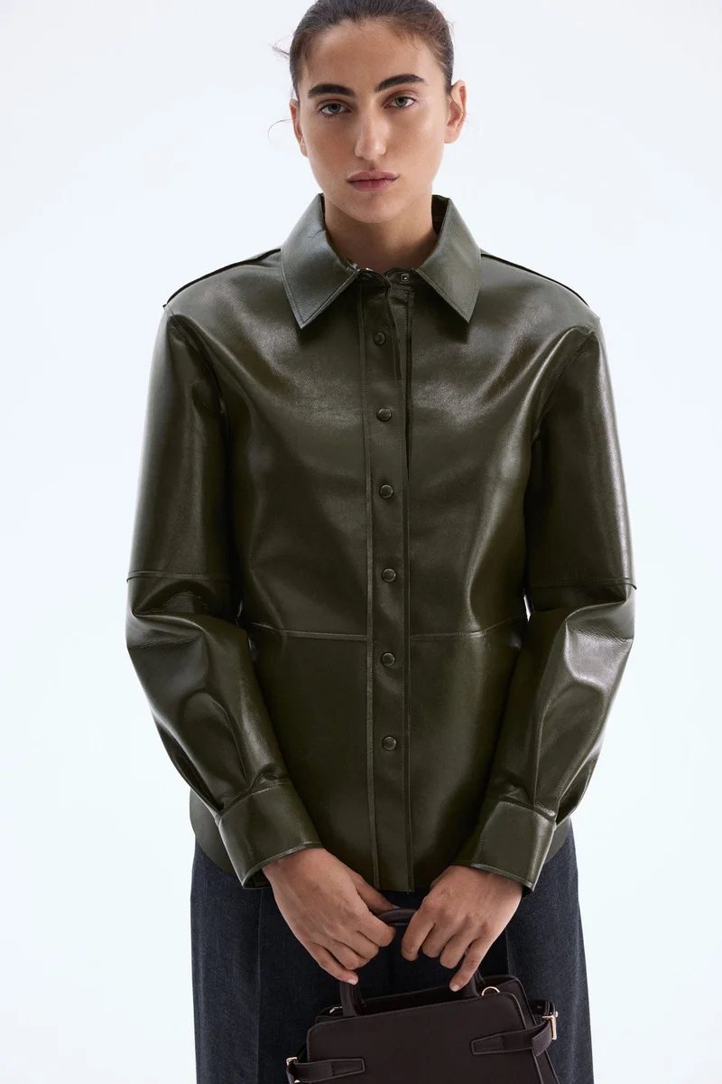 H&M Coated shirt