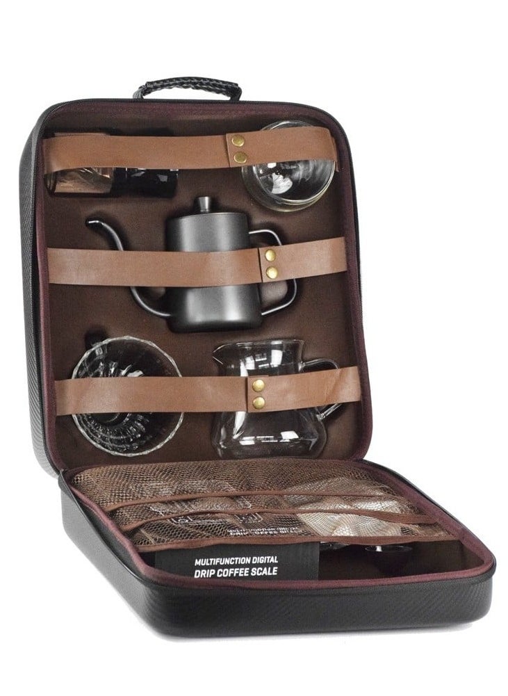 Generic - V60 Set 13 Piece Coffee Drip Set With Tool Case - Image 1