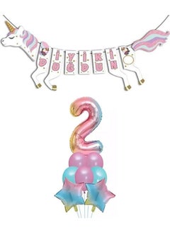 Best Party Unicorn Birthday Set Number Foil Rainbow 2 Years Old - pzsku/Z6EB3F3CA727965EC0F4DZ/45/_/1737354370/c4614bd2-df8a-4954-ab13-ad8e6e964c76