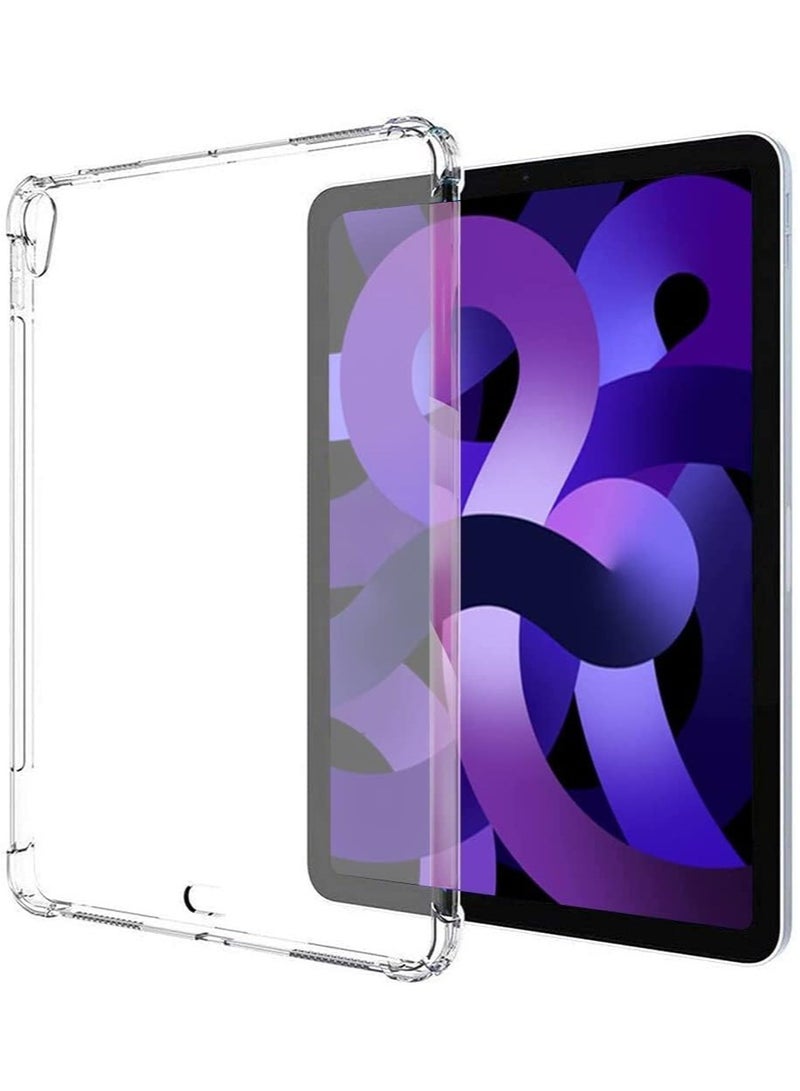 ELTRAZONE Ultra Clear Case for iPad Air 4 10.9 inch 2020, Shockproof Transparent Case for iPad 10.9 Air 4th Generation, TPU Silicon Back Cover for iPad Air 4, [Support Apple Pencil 2nd Gen Charging] - Image 1