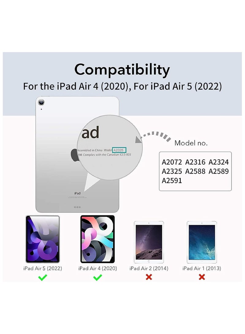 ELTRAZONE Ultra Clear Case for iPad Air 4 10.9 inch 2020, Shockproof Transparent Case for iPad 10.9 Air 4th Generation, TPU Silicon Back Cover for iPad Air 4, [Support Apple Pencil 2nd Gen Charging] - Image 4