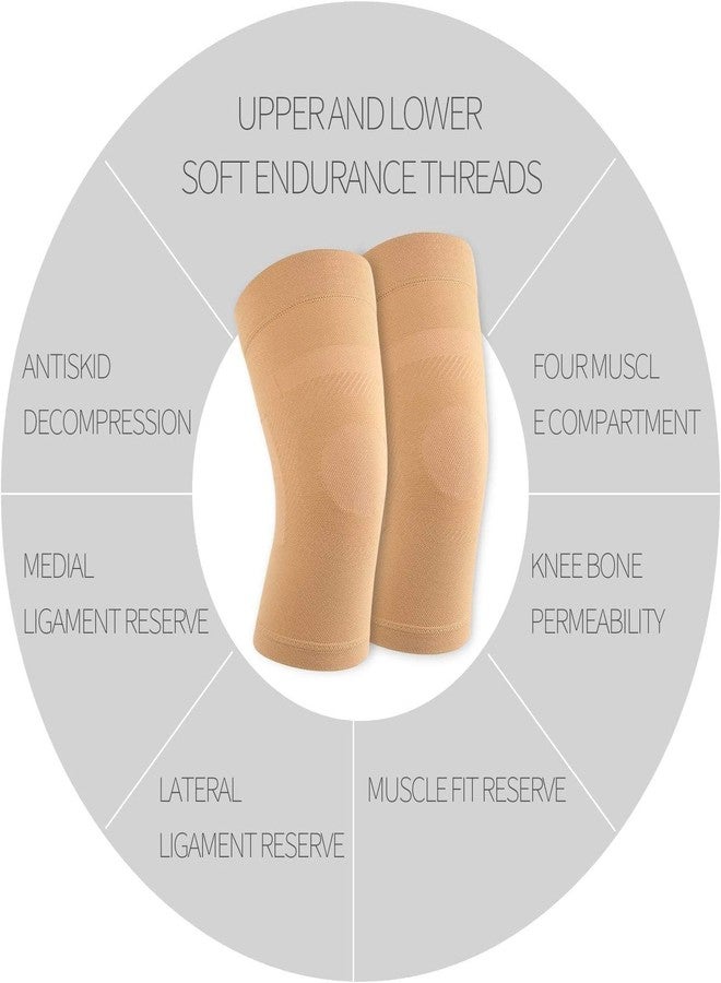 Kitwe كم دعم الركبة Kitwe 3XL للرجال والنساء ذوي المقاسات الكبيرة | غطاء ركبة مرن وناعم لاستقرار المفاصل، وتخفيف التهاب المفاصل، والحماية الرياضية | مريح للارتداء طوال اليوم. - Image 4
