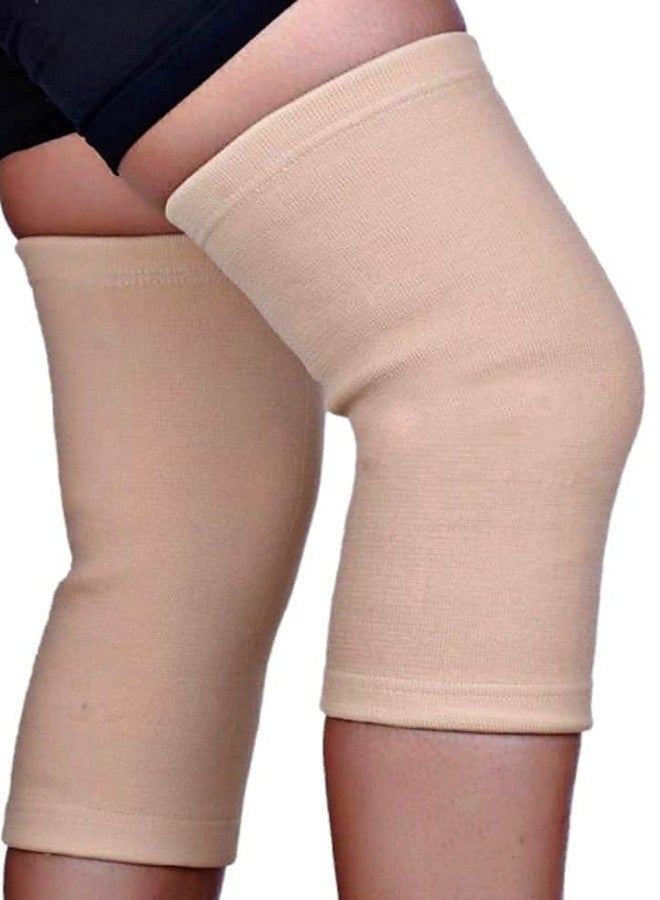 Kitwe كم دعم الركبة Kitwe 3XL للرجال والنساء ذوي المقاسات الكبيرة | غطاء ركبة مرن وناعم لاستقرار المفاصل، وتخفيف التهاب المفاصل، والحماية الرياضية | مريح للارتداء طوال اليوم. - Image 5