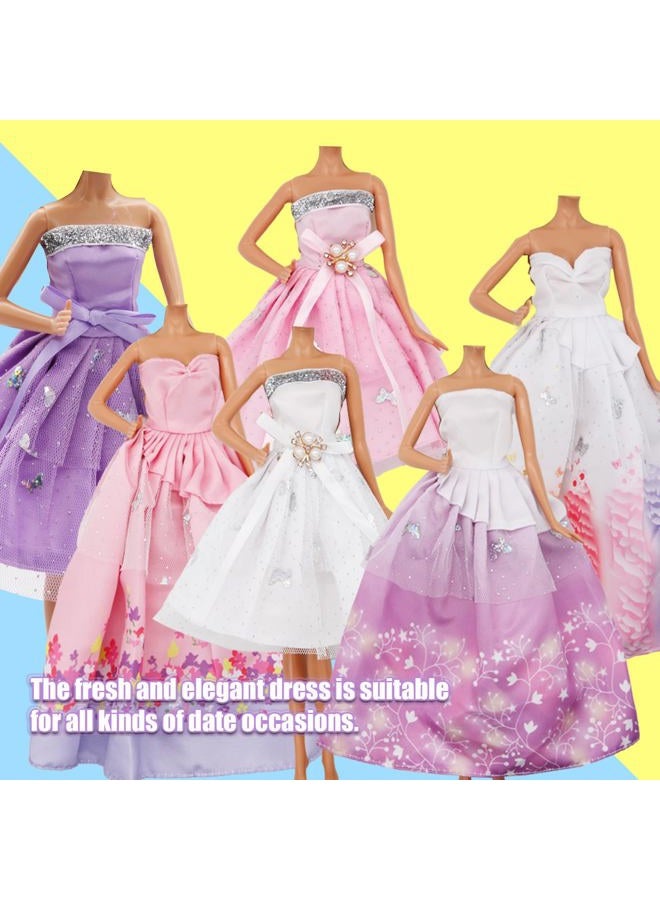 ZTWEDEN Doll Clothes Set Handmade Doll Dress Wedding Party Dresses Gown for 11.5 Inch Girl Doll（6 Styles） - Image 5