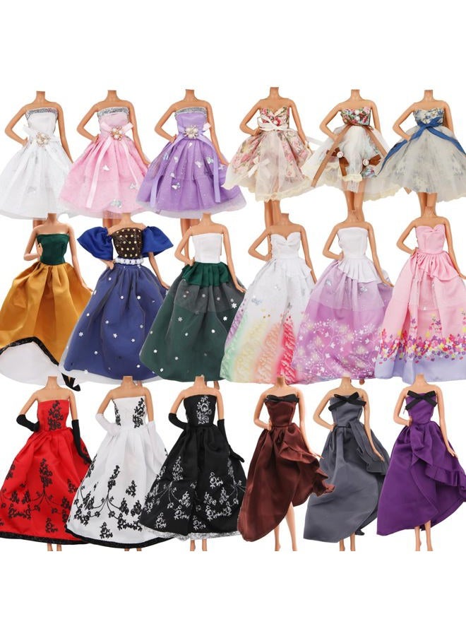 ZTWEDEN Doll Clothes Set Handmade Doll Dress Wedding Party Dresses Gown for 11.5 Inch Girl Doll（6 Styles） - Image 1