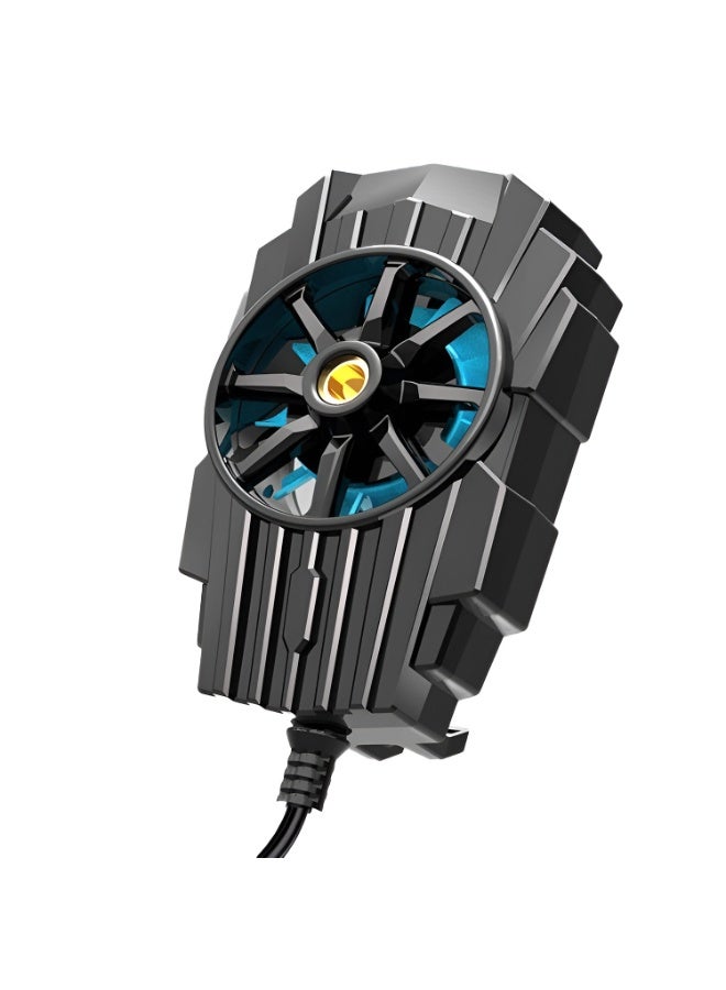 G6 Phone Cooling Fan - Made of ABS, Light Weight - 1 Meter Cable - 5V - Black - Image 1