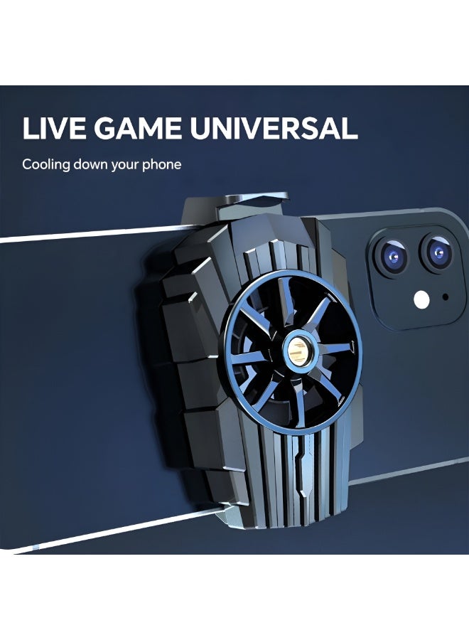G6 Phone Cooling Fan - Made of ABS, Light Weight - 1 Meter Cable - 5V - Black - Image 5