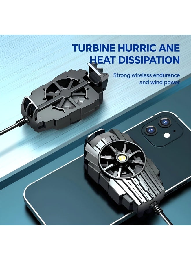 G6 Phone Cooling Fan - Made of ABS, Light Weight - 1 Meter Cable - 5V - Black - Image 4