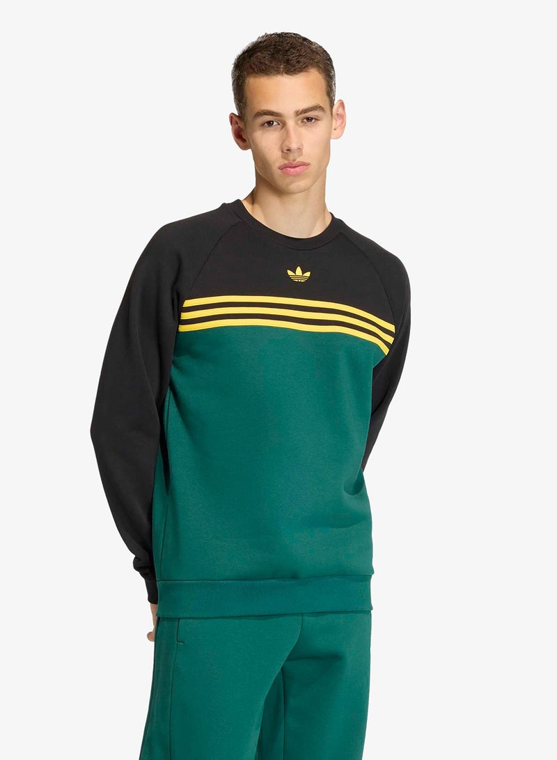 adidas Originals Chest Stripes Sweatshirt - Image 4
