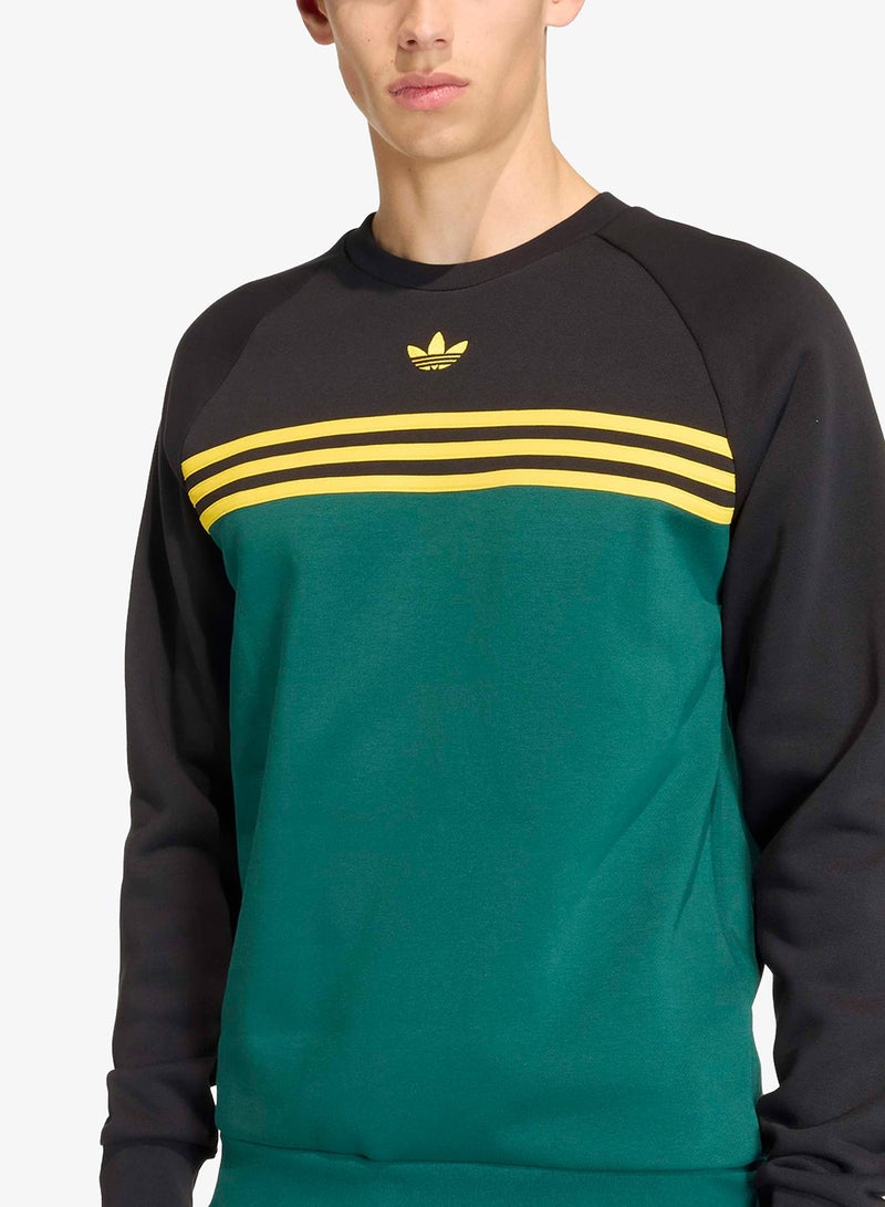 adidas Originals Chest Stripes Sweatshirt - Image 1