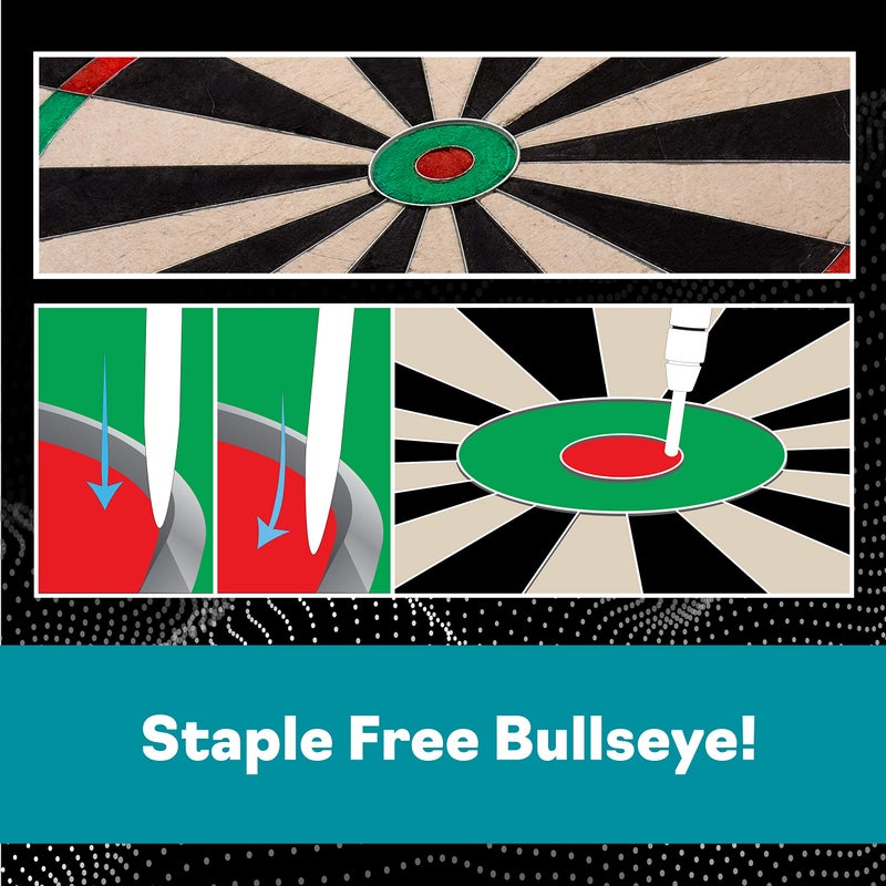 Viper Slash Official Competition Bristle Steel Tip Dartboard, WDF Accredited with Staple-Free Ultra-Thin Metal Wiring, Self-Healing Professional-Grade African Sisal, Magnetic Dart Holders - Image 5