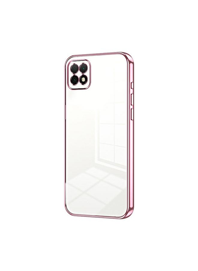 زبون جراب لهاتف Huawei Enjoy 20 / nova Y60 جراب هاتف شفاف مطلي بفتحة دقيقة  - Image 1