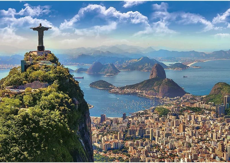 Trefl Rio de Janeiro 1000 Piece Jigsaw Puzzle Red 27"x19" Print, DIY Puzzle, Creative Fun, Classic Puzzle for Adults and Children from 14 Years Old - Image 2