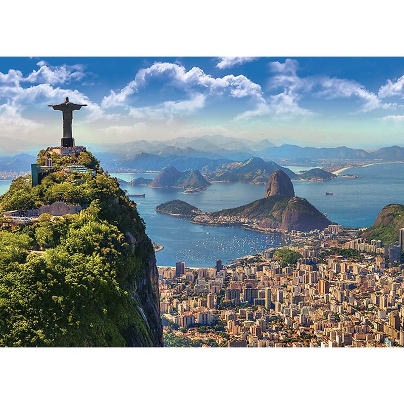 Trefl Rio de Janeiro 1000 Piece Jigsaw Puzzle Red 27"x19" Print, DIY Puzzle, Creative Fun, Classic Puzzle for Adults and Children from 14 Years Old - Image 3