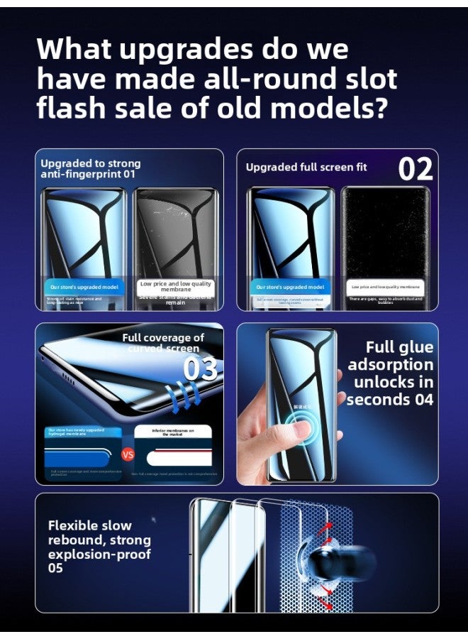 For VIVOS17 Anti-peep Film Vivox90x100 Tempered Film S18s16 Mobile Phone Film X80 Ten X70PRO X-Colour:Anti-peep*2 Pieces [kunlun Ceramic Film◆Fingerprint Unlocks In Seconds】smooth And Extra Explosion-proof-Size:vivo S18 Pro