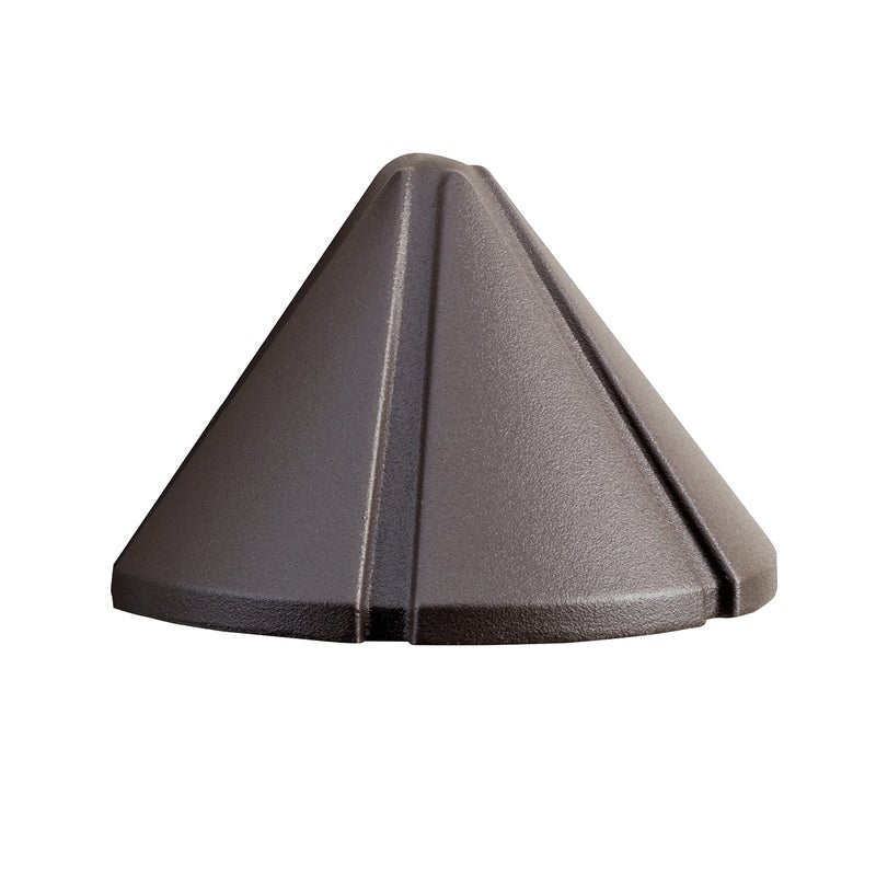 Kichler 15065AZT Six Groove Deck 1-Light 12V, Textured Architectural Bronze - Image 4