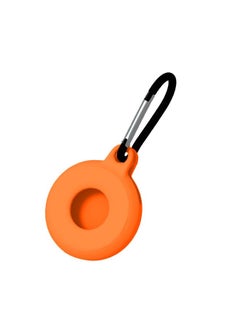 Anti-loss Case For Apple Airtags Case For Apple Tracker AirTags Silicone Protective Case-Color:Orange Red-Applicable Models:airtags