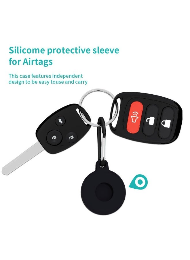 Generic - Anti-loss Case For Apple Airtags Case For Apple Tracker AirTags Silicone Protective Case-Color:Orange Red-Applicable Models:airtags - Image 1