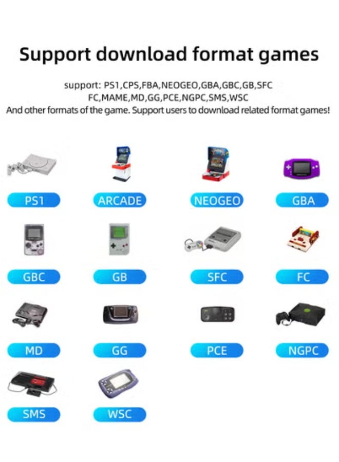 Miyoo Mini Plus+ Portable GBA Game PS1 Handheld Game Console (Purple 32G) - Image 5