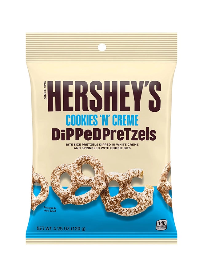 Hershey's Cookies N Creme Coated Pretzels 120g - Image 1