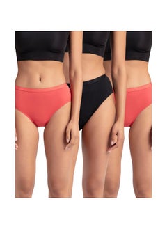 JOCKEY Jockey Women's Cotton Hipster Panty (Pack of 3) (1523_Dark Assorted_S_Assorted_S)  - Image 1
