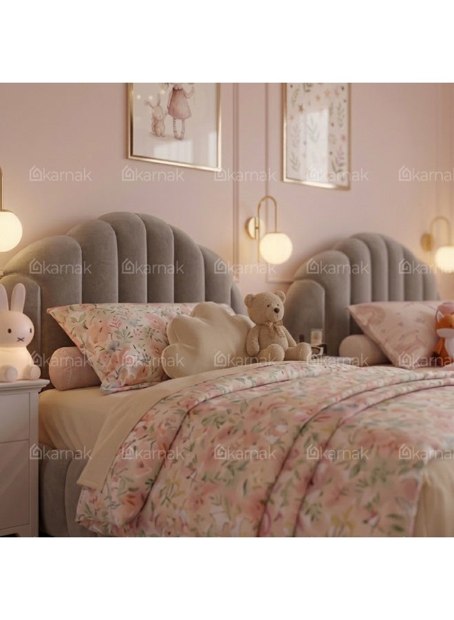 KARNAK Petalia Single Kids Bed – Dark Grey - Image 3
