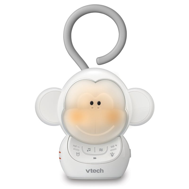 VTech Communications BC8211 Myla The Monkey Baby Sleep Soother with a White Noise Sound Machine Featuring 5 Soft Ambient Sounds 5 Calming Melodies SoftGlow Night Light 1 Count Pack of 1 - Image 2