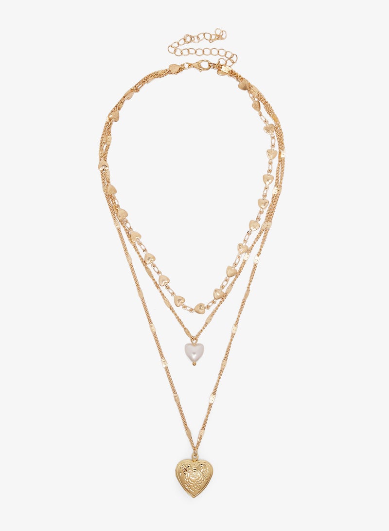 ELLA Multipack Layered Chain Necklace with Charms - Image 1