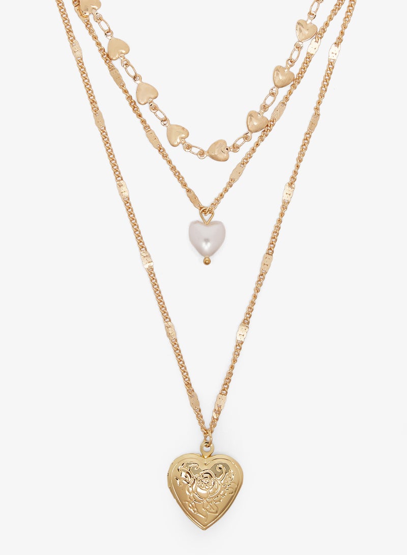 ELLA Multipack Layered Chain Necklace with Charms - Image 2