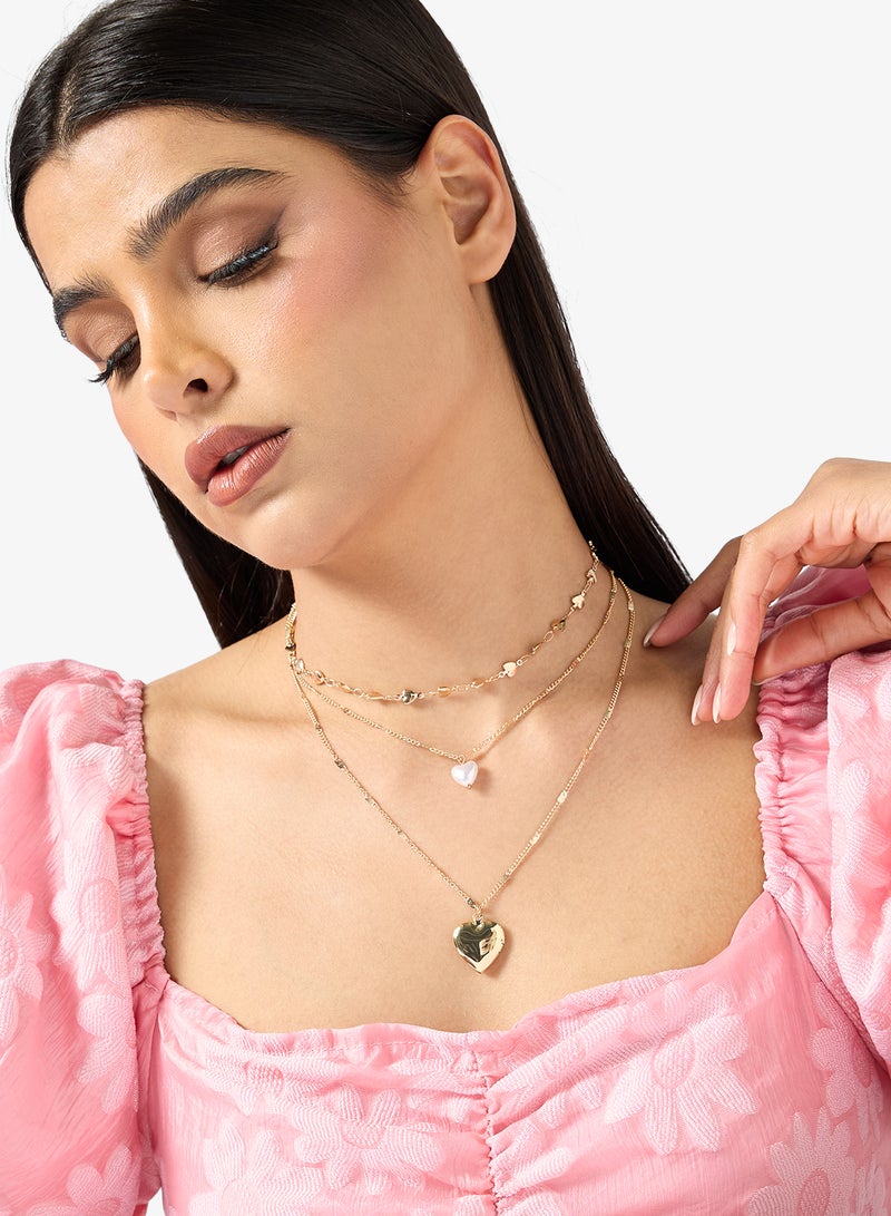 ELLA Multipack Layered Chain Necklace with Charms - Image 4