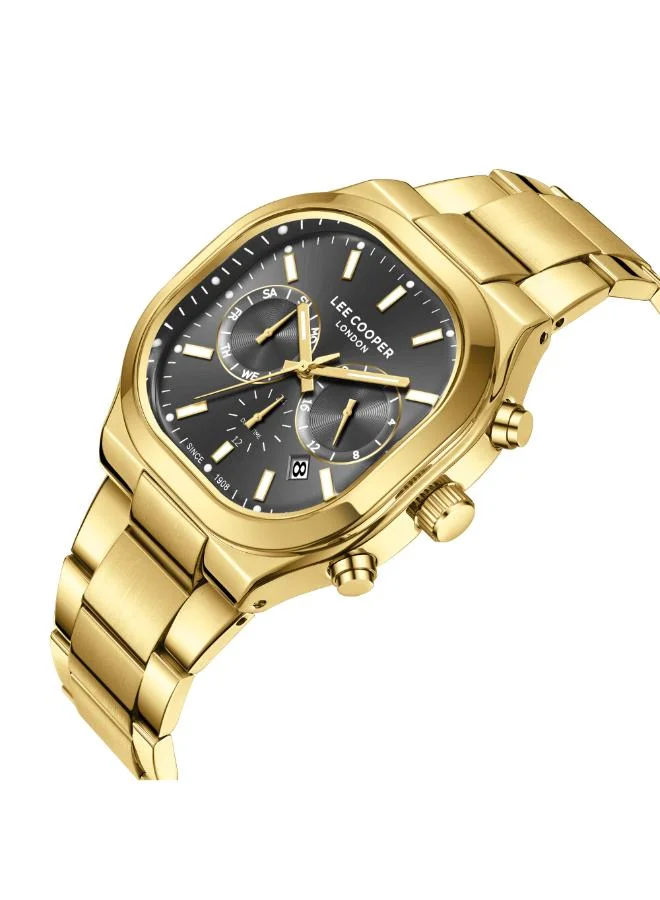 لي كوبر Men's Metal Multi Function Watch LC08169.160 - 42X47 mm