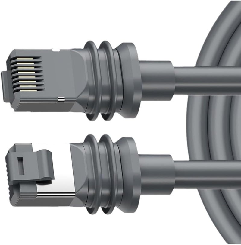 كابل إيثرنت كات 6 مقاوم للماء لجهاز توجيه ستارلينك الجيل الثالث 15 متر 1200 ميجابت في الثانية للاستخدام الخارجي - Image 5