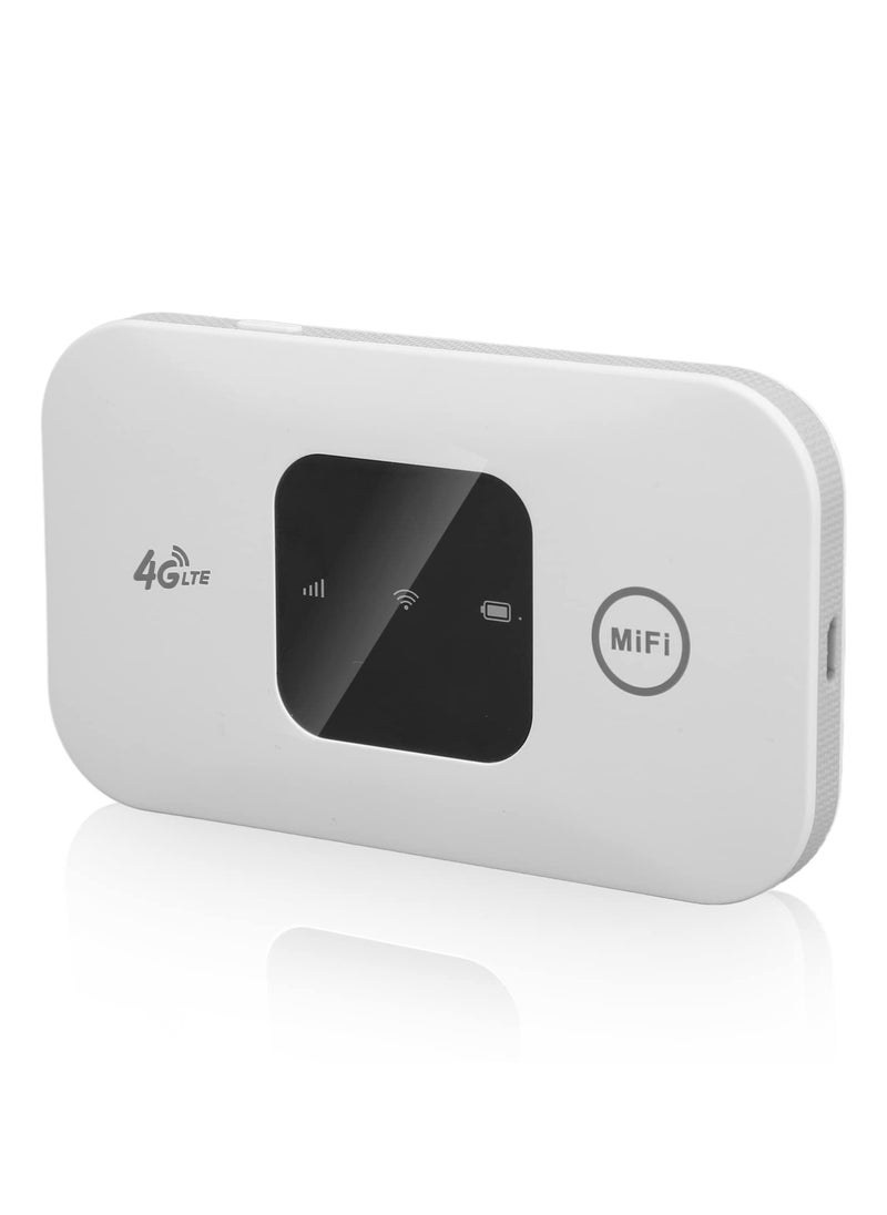 SYOSI Portable WiFi 4G Mobile Hotspot, Wireless Portable WiFi Hotspot 4G LTE Router with Charging Cable, 150Mbps Download Speed, with USB Cable, with SIM Card Slot for Phone Laptop Desktop Tablet  - Image 1