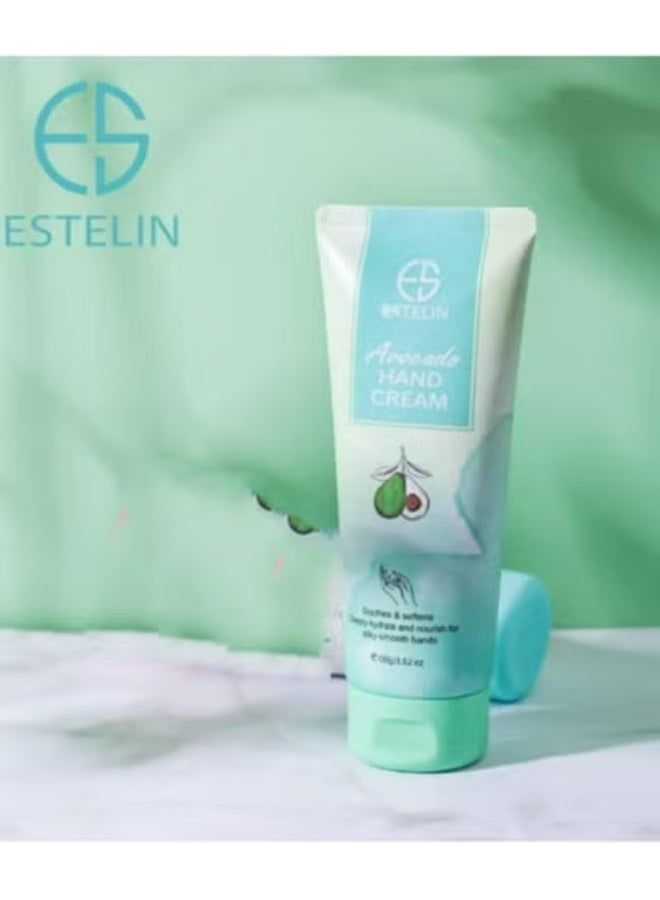 ESTELIN Deep Hydrating Smoothing Soothing Nourishing Avocado Hand Cream 100 g