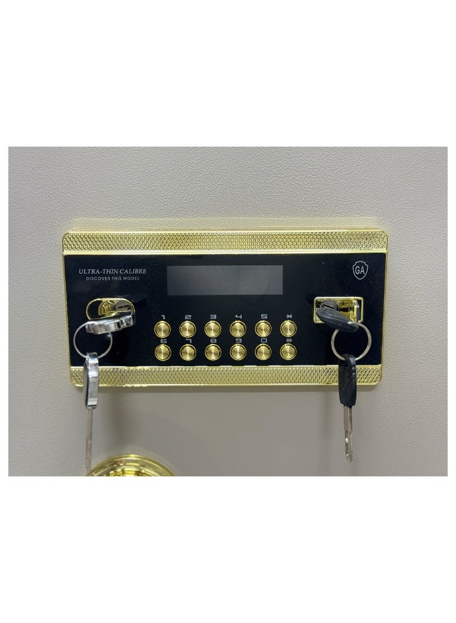 Luxury Fire-Resistant Digital Security Safe With Electronic Number Pad And Lock And Physical Key 70*38*42 cm 38 Kg - Image 4