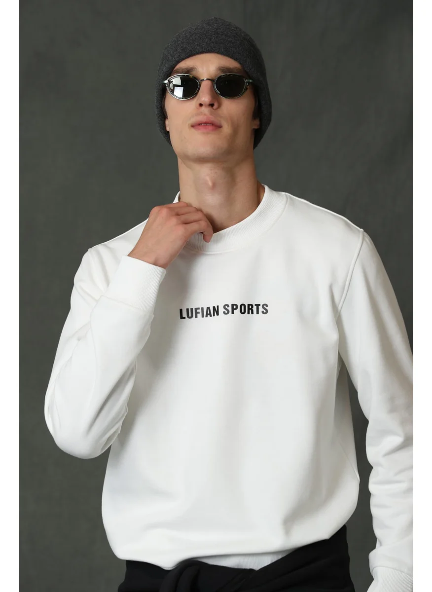 Lufian Star Men's Sweatshirt Off White