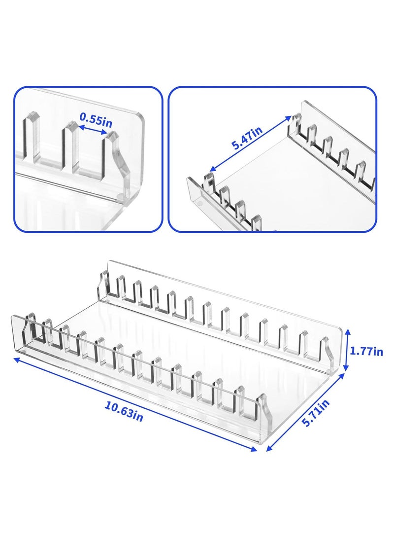 تي بي جي بي حامل تخزين ألعاب الفيديو من الأكريليك لألعاب PS5 وPS4 وPS3 - حامل ألعاب شفاف يتسع لـ 12 علبة ألعاب - Image 3