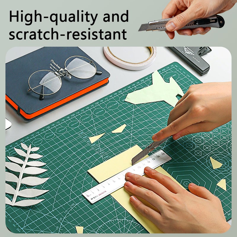 SHRJ Cutting Mats Double Sided 5 Layers Craft Cutting Mat Rotary Cutting Sewing Mat Multi-sized Tabletop Cutting Board for Sewing Hobby Crafts Scrapbooking Fabric Project DIY Artwork - Image 4