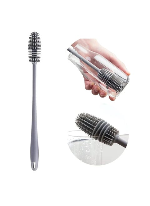 Long soft silicone cleaning brush, multifunctional for cleaning bottles, baby bronzers, gloves and water bottles from Rana store