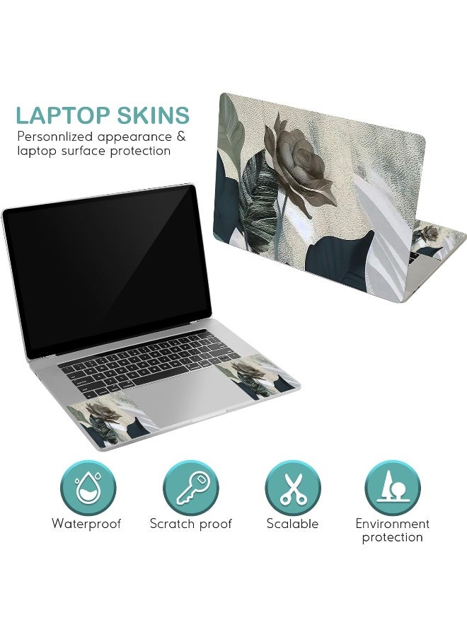 Home Trove DINKY Laptop Skin Sticker Decal, 12" 13" 13.3" 14" 15" 15.4" 15.6 inch Laptop Universal Reusable Vinyl Skin Stickers Cover Art Decal Notebook PC Personalized Protector-Rose - Image 3