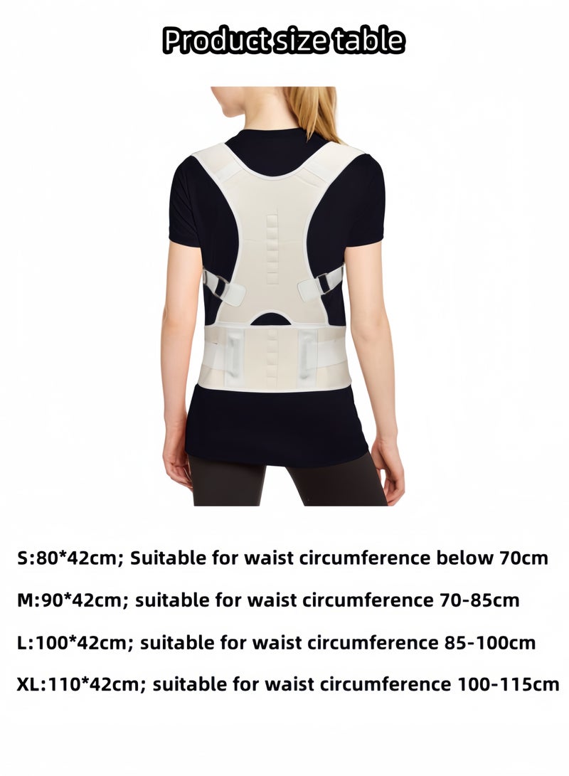 The Back Belt For Posture Correction And Shoulder Straightening Is Made Of Strong, Breathable Material That Is Comfortable To Wear - Image 2