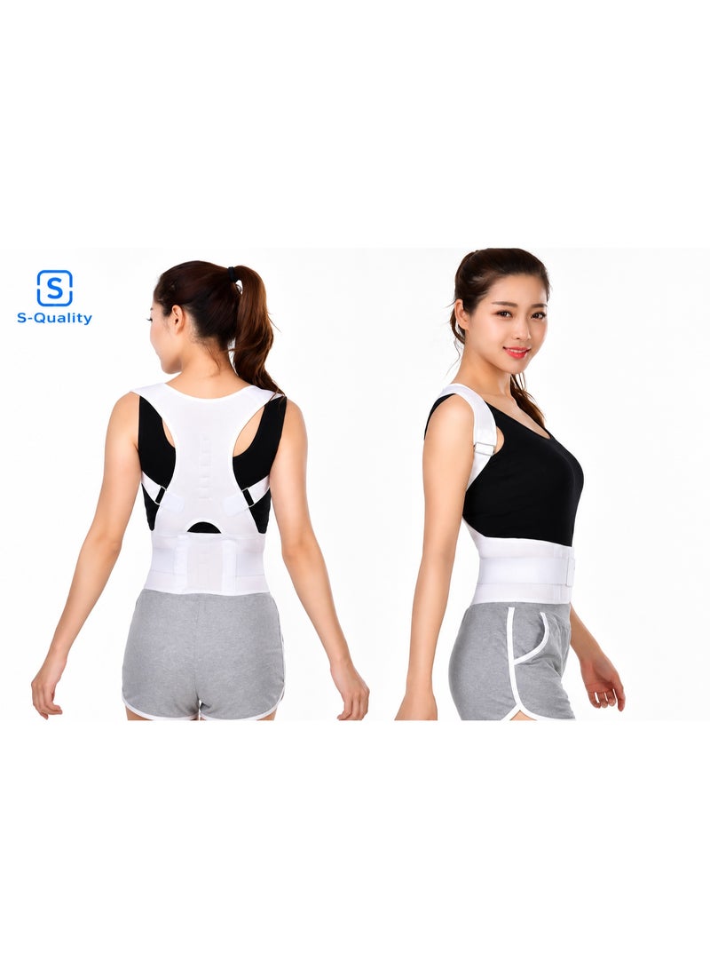 S-Quality The Back Belt For Posture Correction And Shoulder Straightening Is Made Of Strong, Breathable Material That Is Comfortable To Wear - Image 1