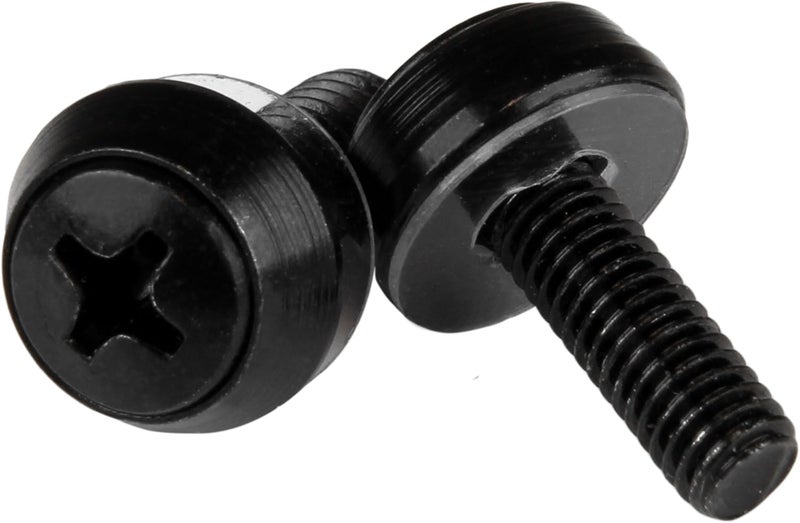 Star Tech .com M5 x 12mm - Screws - 100 Pack, Black - M5 Mounting Screws for Server Rack & Cabinet , TAA (CABSCREWSM5B) - Image 1