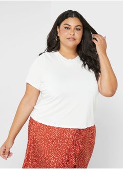 Vero Moda Curve Crew Neck Knitted Top  - Image 1