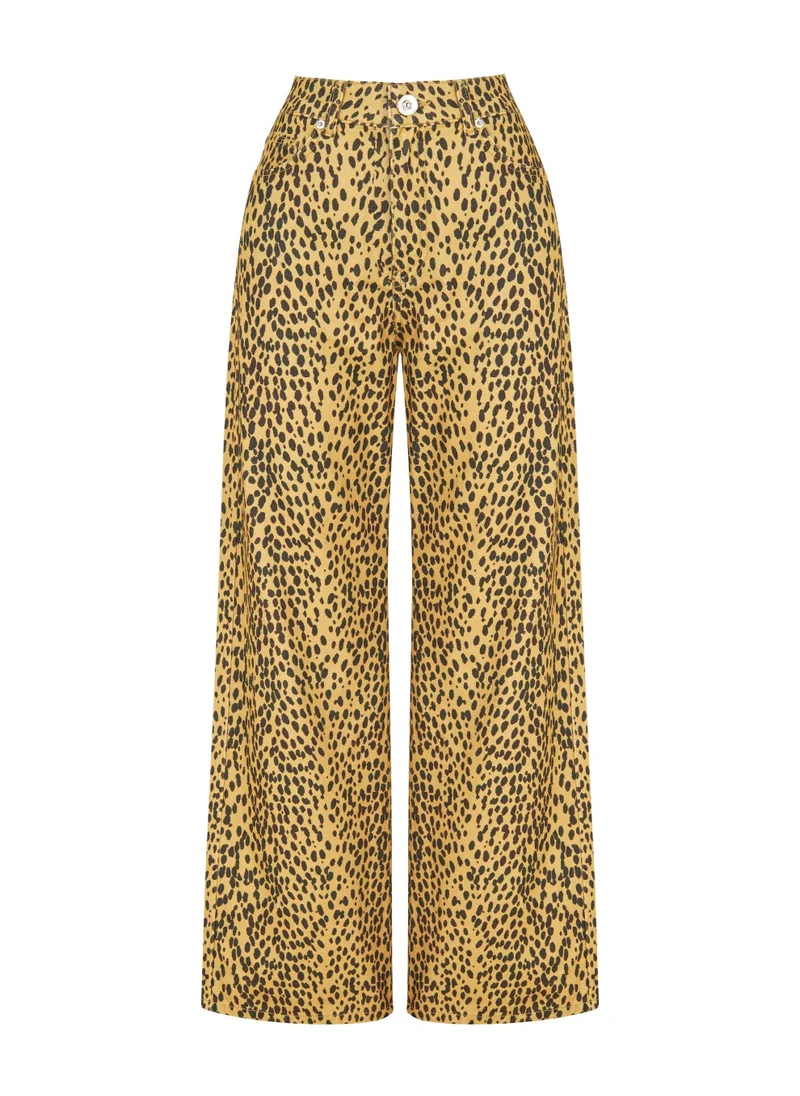 نوكتورن Leopard Patterned Jeans
