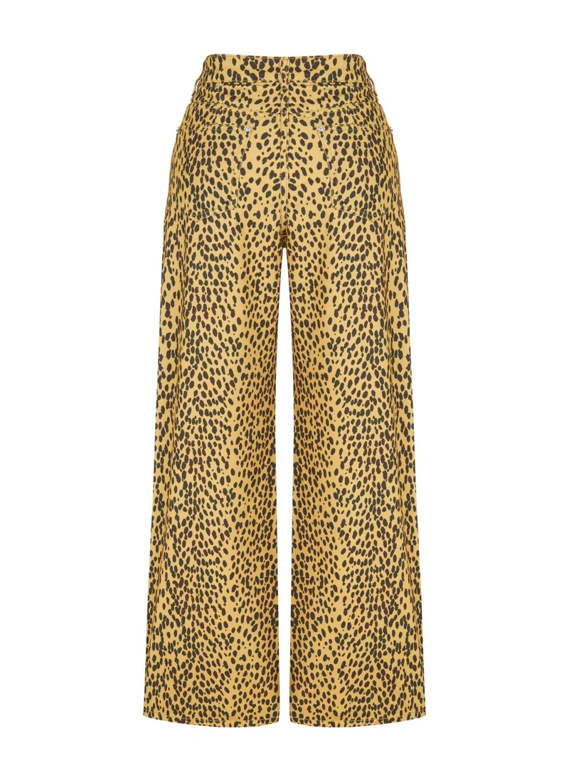نوكتورن Leopard Patterned Jeans