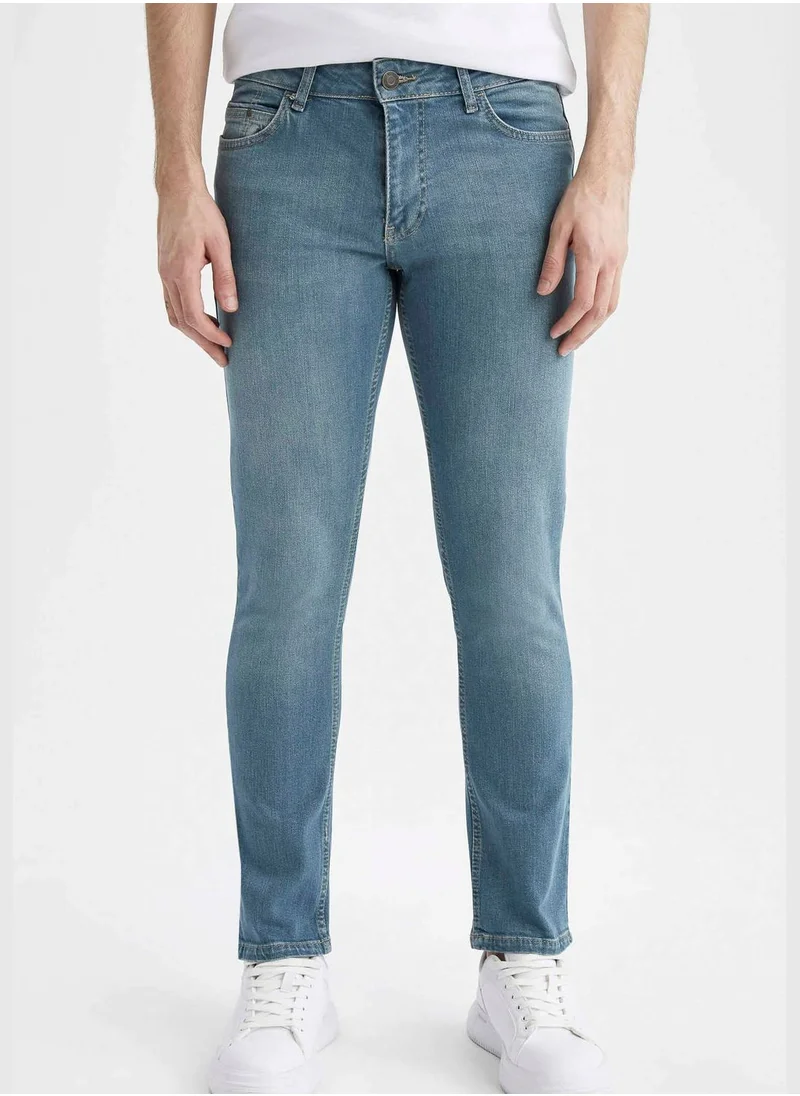 DeFacto Slim Fit Ankle Jeans