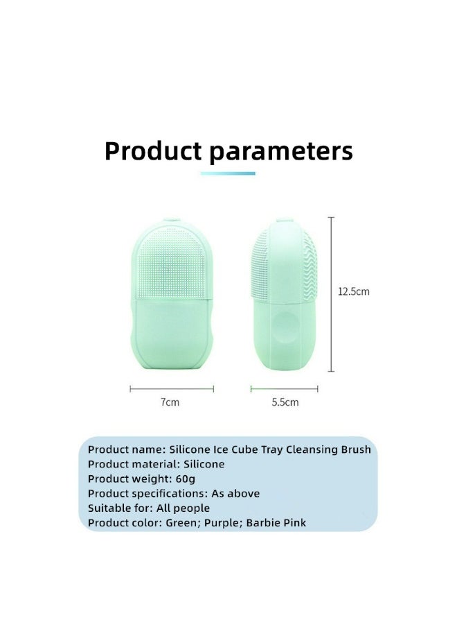 Generic Ice Cube Molds,Physical Cooling Ice Cubes,Ice Cubes Beauty,Ice Cubes for Freezing and Reducing Swelling,Reusable Ice Facial Food-Grade Leak-Proof Silicone for Eye Wrinkle,Ice Cube Molds For Sprain and Hair Removal Pain Relief  - Image 3