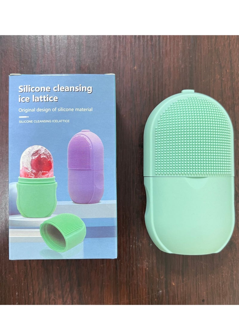 Generic Ice Cube Molds,Physical Cooling Ice Cubes,Ice Cubes Beauty,Ice Cubes for Freezing and Reducing Swelling,Reusable Ice Facial Food-Grade Leak-Proof Silicone for Eye Wrinkle,Ice Cube Molds For Sprain and Hair Removal Pain Relief  - Image 2